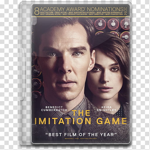 Movie Icon Mega , The Imitation Game, The Imitation Game DVD case transparent background PNG clipart