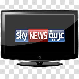 TV Channel Icons News, SKY News Arabia transparent background PNG clipart