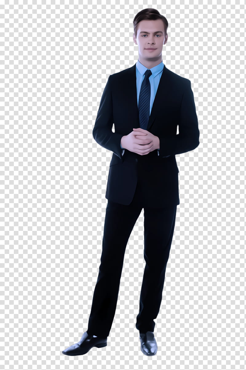 suit standing clothing formal wear gentleman, Male, Tuxedo, Blazer, Whitecollar Worker transparent background PNG clipart