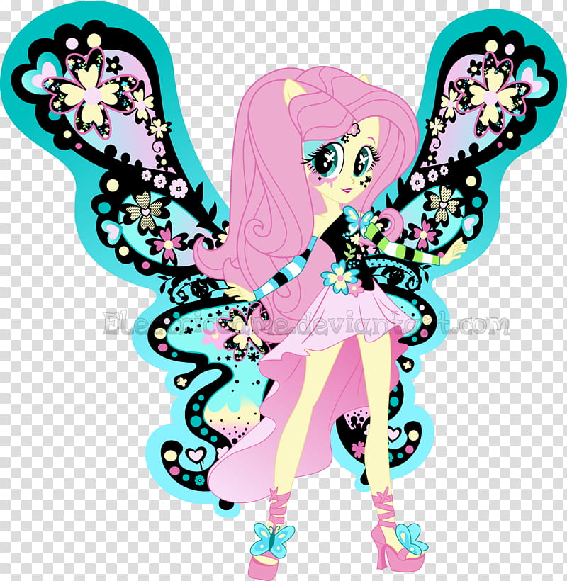 MLP EG Shy Butterfly transparent background PNG clipart