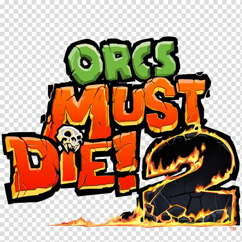Steam Logo, Orcs Must Die 2, Orcs Must Die Unchained, Video Games, Robot Entertainment, Tower Defense, Action Game, Text transparent background PNG clipart