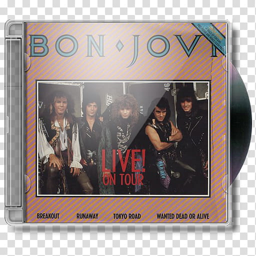 Bon Jovi, , Live On Tour EP transparent background PNG clipart