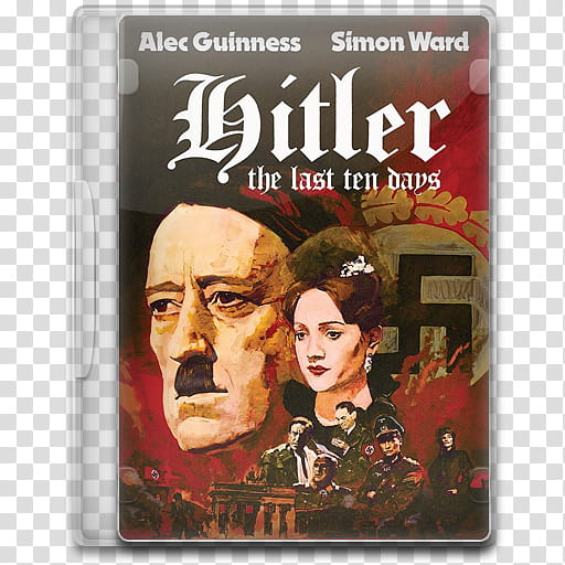 Movie Icon , Hitler, The Last Ten Days, Bitler The last ten days movie case transparent background PNG clipart