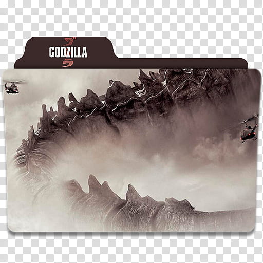 Godzilla  Folder Icon, Godzilla () transparent background PNG clipart