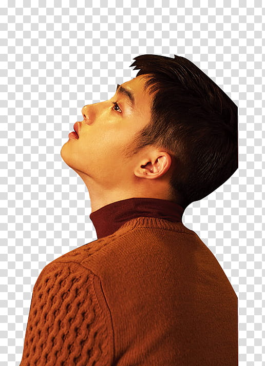 EXO FOR LIFE SPECIAL WINTER ALBUM RENDER , Do Kyung-soo wearing brown jacket transparent background PNG clipart