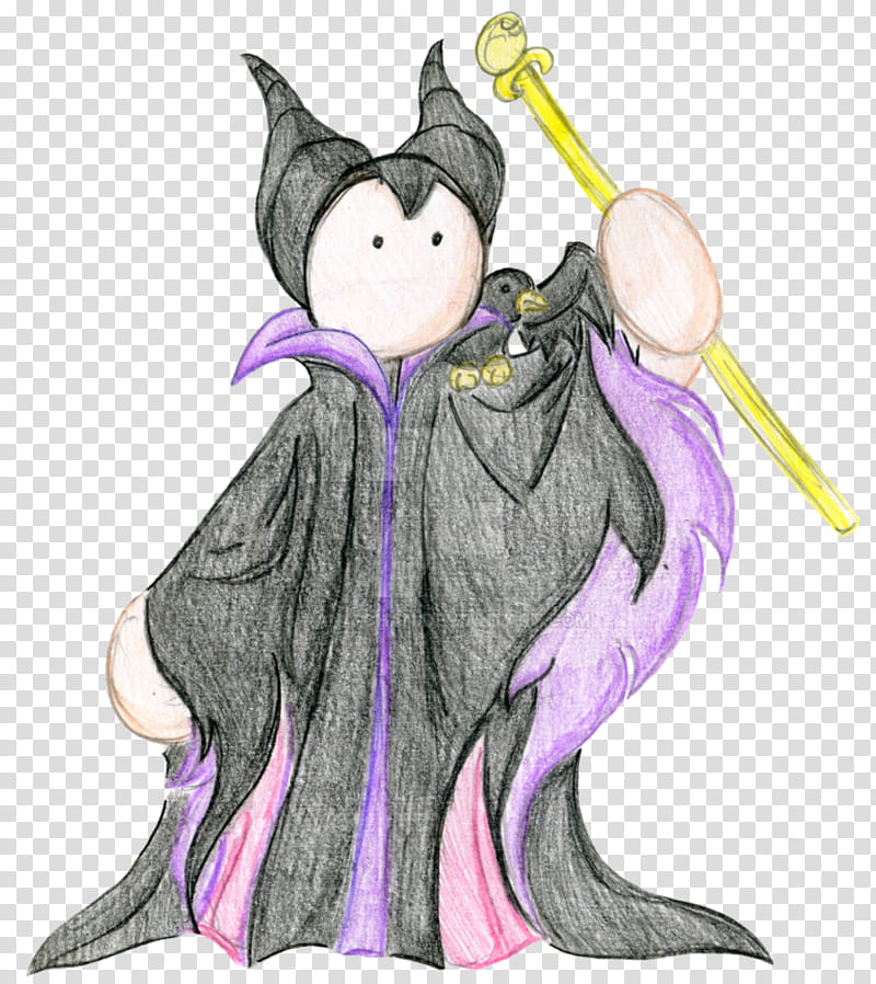 Maleficent Plushie transparent background PNG clipart