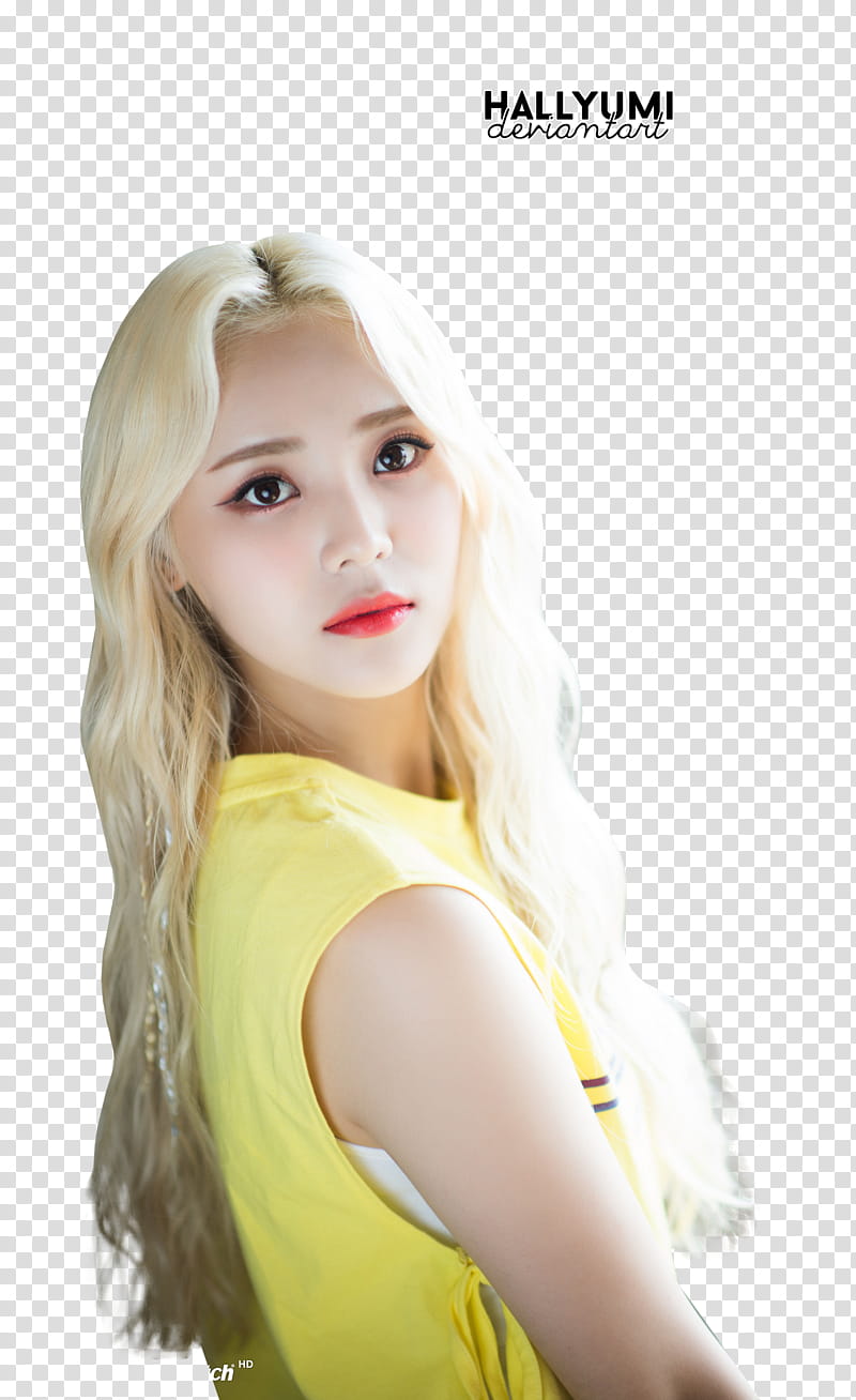 JinSoul, woman staring at right transparent background PNG clipart