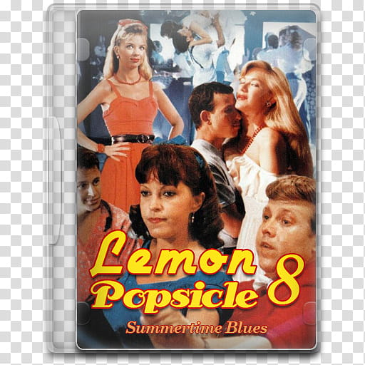 Movie Icon Mega , Lemon Popsicle , Summertime Blues, Lemon Popsicle  DVD case transparent background PNG clipart