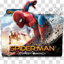 Spider Man Homecoming  Folder Icon Pack, Spider Man Homecoming v x transparent background PNG clipart