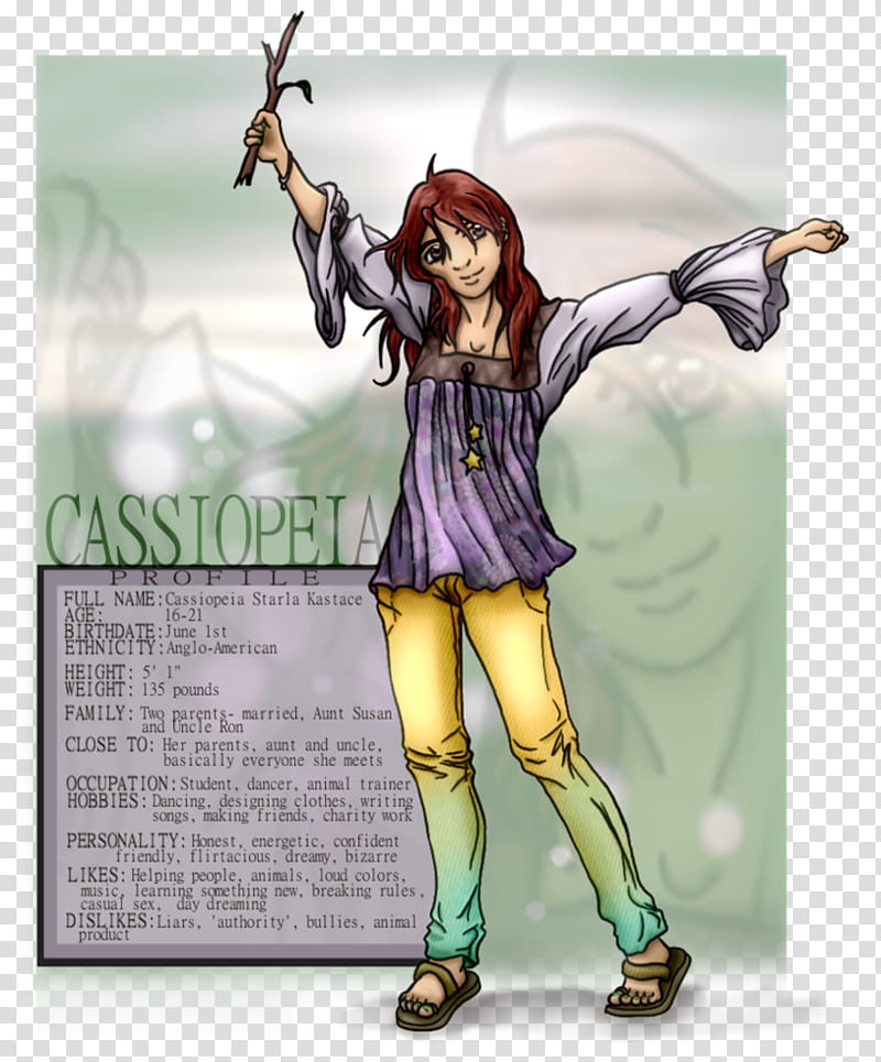 Cassiopeia: Character Profile transparent background PNG clipart