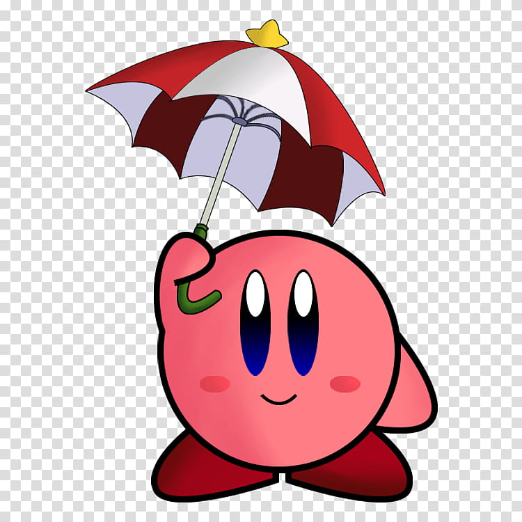 Parasol Kirby transparent background PNG clipart