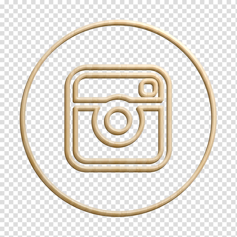 circles icon instagram icon line icon, Neon Icon, Icon, Social Icon, Symbol, Brass, Metal transparent background PNG clipart