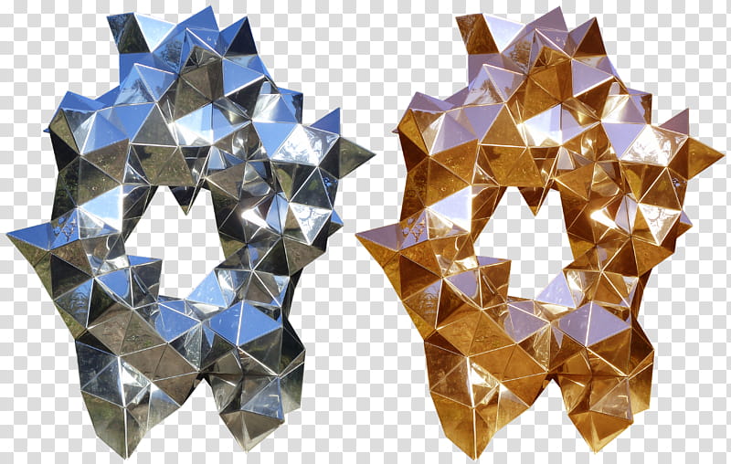 Sculpture  HB, two blue and brown spiky stones transparent background PNG clipart