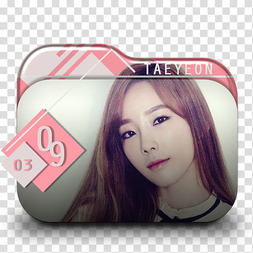 SNSD  Season Greetings Folder Icon , SGTaeyeon_ transparent background PNG clipart