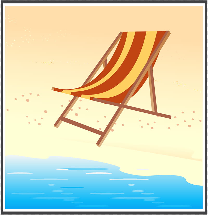 Beach, Big, Sea, Deckchair, Resort, Folding Chair, Furniture, Rectangle transparent background PNG clipart