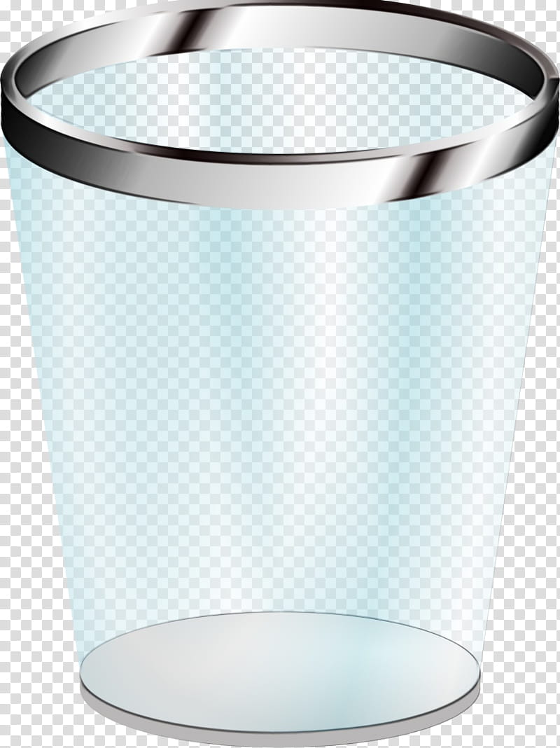 cylinder glass tableware bowl metal, Watercolor, Paint, Wet Ink transparent background PNG clipart