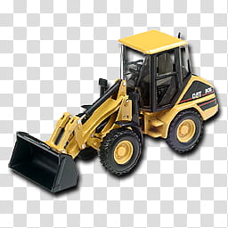 Caterpillar Dock Icons, Compact Wheel Loader transparent background PNG clipart