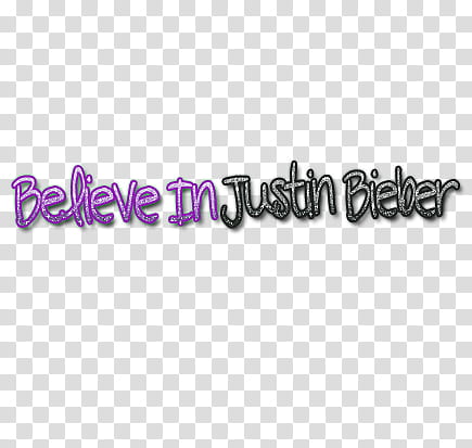 Believe in Justin Bieber transparent background PNG clipart