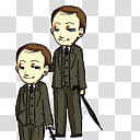 BBC Sherlock Mycroft, two men wearing suit jackets art transparent background PNG clipart