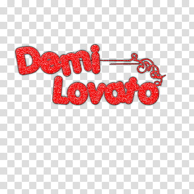 Demi Lovato text, Demi Lovato transparent background PNG clipart