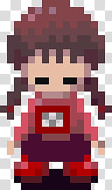 Yume Nikki Madotsuki Sprite Icons,  x  transparent background PNG clipart