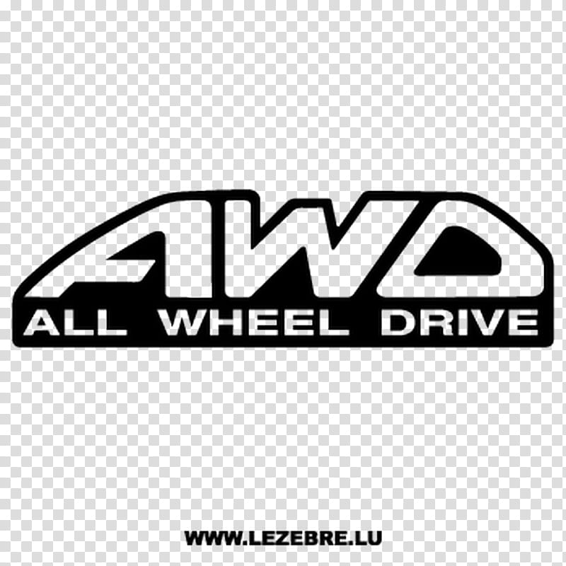 Car Logo, Allwheel Drive, Decal, Sticker, Auto Racing, Bumper, Drive Wheel, Black transparent background PNG clipart