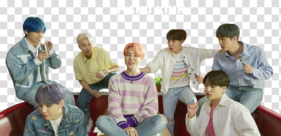 BTS, Boy With Luv (ft. Halsey) transparent background PNG clipart