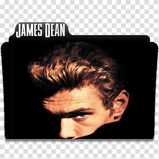 Epic  Movie Folder Icon Vol , James Dean transparent background PNG clipart