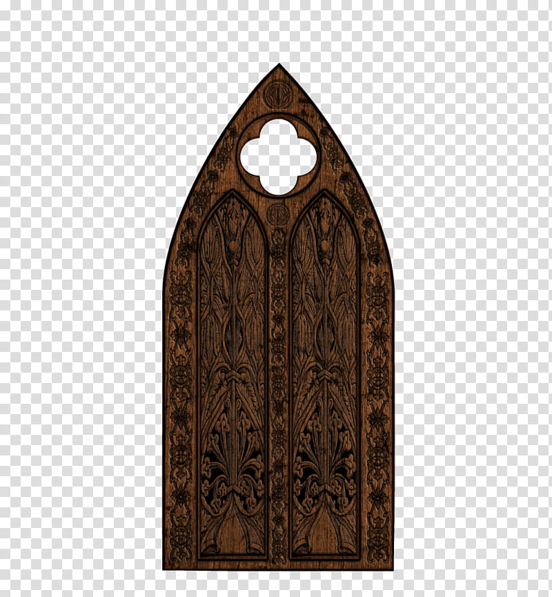TWD Gothic Decor, brown wooden board transparent background PNG clipart