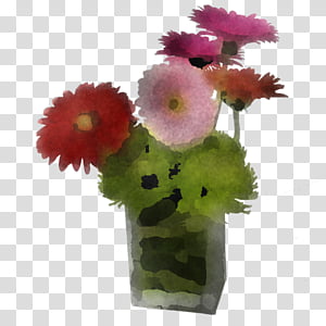Artificial flower, Gerbera, Barberton Daisy, Flowerpot, Plant, Pink, Cut Flowers, Bouquet transparent background PNG clipart thumbnail