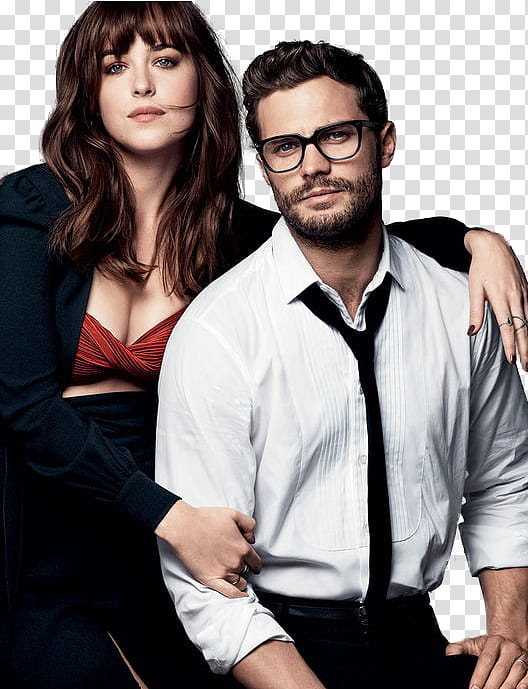 Dakota Johnson y Jamie Dornan transparent background PNG clipart