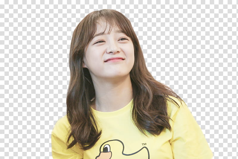 RENDER  S SEJEONG, woman smiling while looking up transparent background PNG clipart
