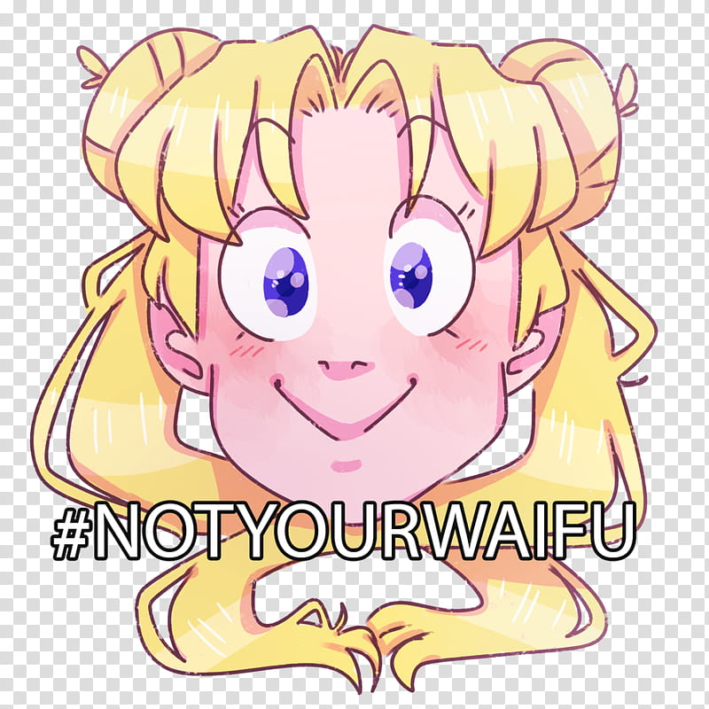 #NOTYOURWAIFU: Usagi/Serena transparent background PNG clipart