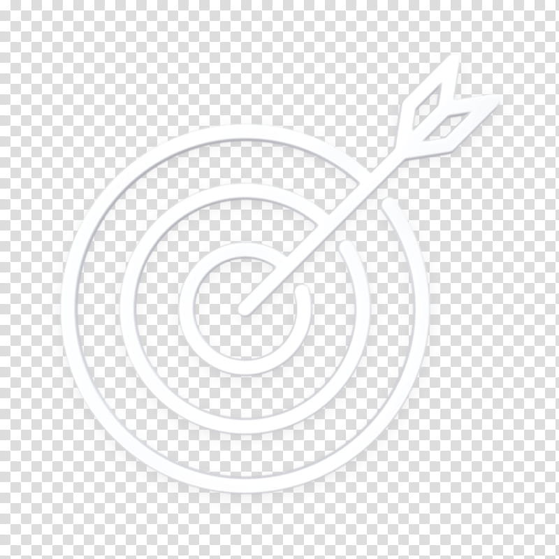 Target icon Targeting icon SEO and online marketing Elements icon, Blackandwhite, Logo, Spiral, Symbol, Graphic Design transparent background PNG clipart