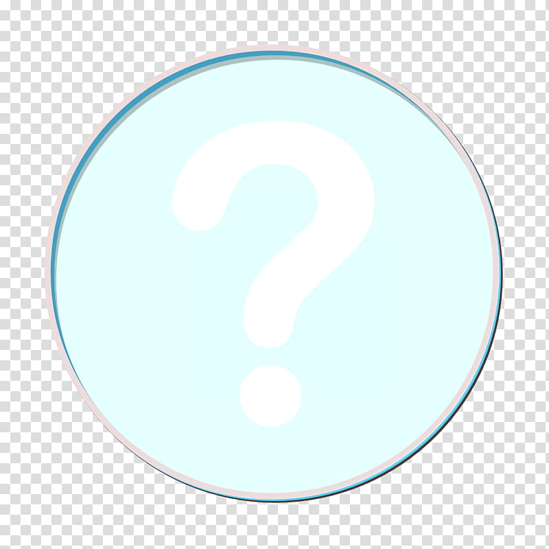 Question icon Audio and Video Controls icon, Circle, Symbol, Logo, Number transparent background PNG clipart