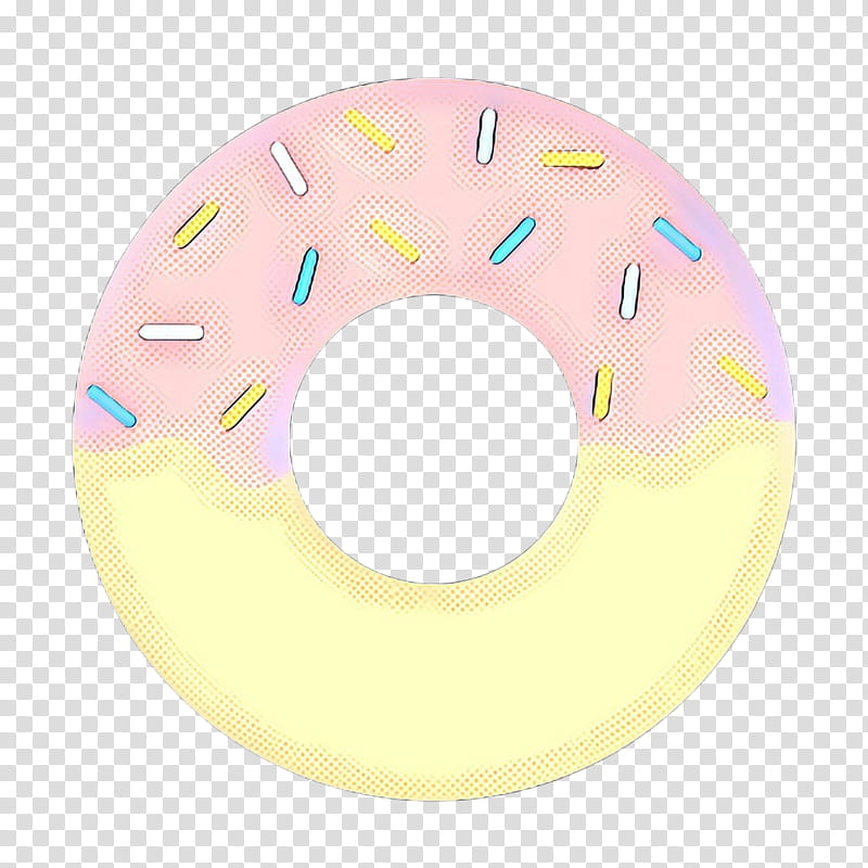 pop art retro vintage, Yellow, Wheel, Pink, Doughnut, Automotive Wheel System, Circle, Auto Part transparent background PNG clipart