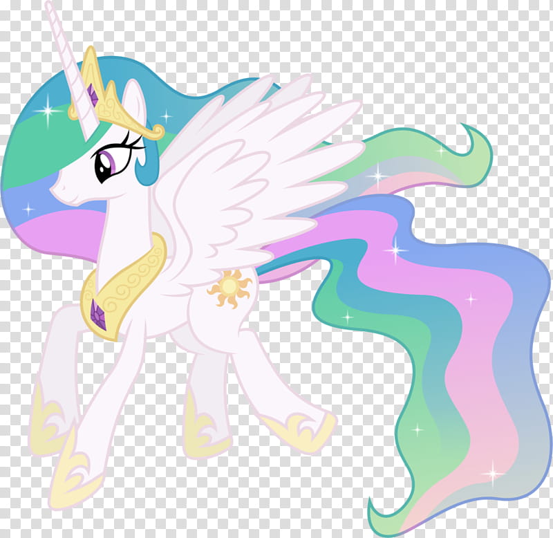 Princess Celestia Flying (), My Little Pony character transparent background PNG clipart