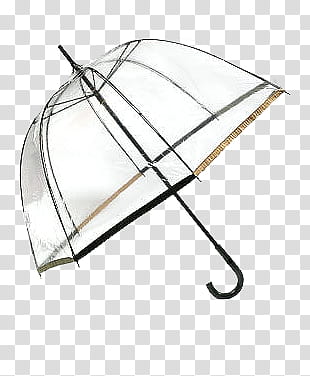 , white and black umbrella art transparent background PNG clipart