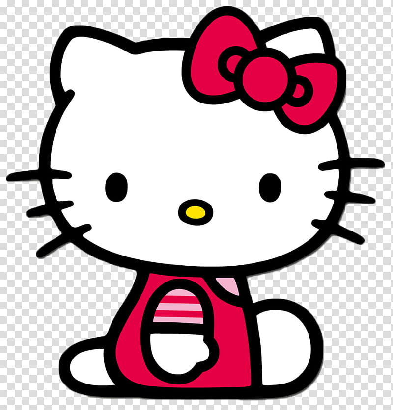 Hello Kitty, pink Hello Kitty transparent background PNG clipart