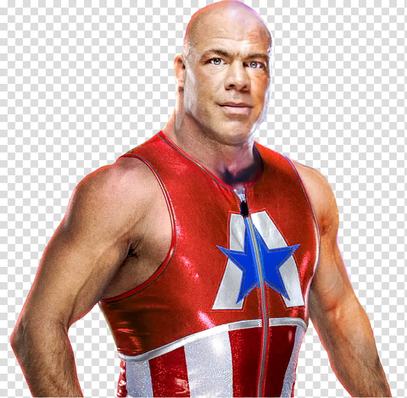 Kurt Angle  red render transparent background PNG clipart