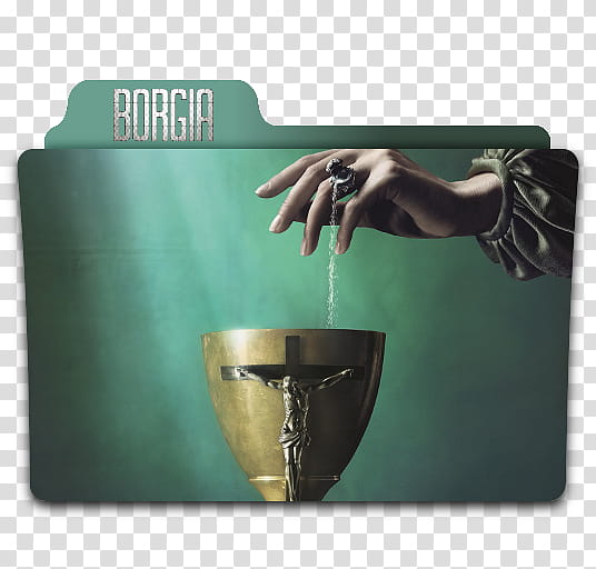 Borgia Folders, green file folder transparent background PNG clipart