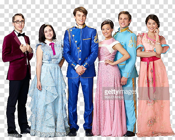 Disney Descendants Mega , man and woman wearing costume set transparent background PNG clipart