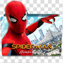 MCU Phase Three Folder Icon , Spider-Man Homecoming ()_x transparent background PNG clipart
