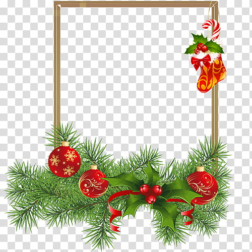 Christmas And New Year, Santa Claus, Christmas Day, Christmas Tree, Christmas Ornament, Christmas Card, Frames, Christmas Decoration transparent background PNG clipart