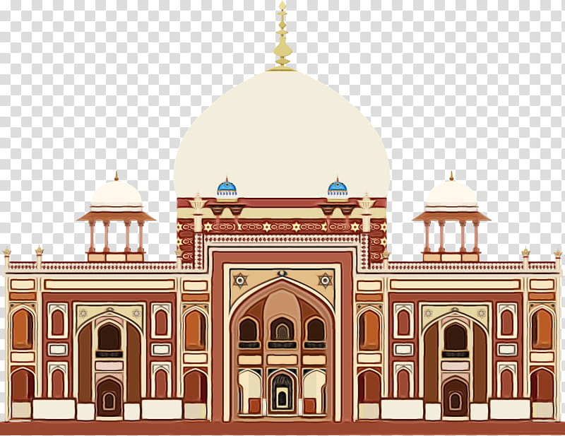 Mosque, Watercolor, Paint, Wet Ink, Landmark, Place Of Worship, Building, Holy Places transparent background PNG clipart
