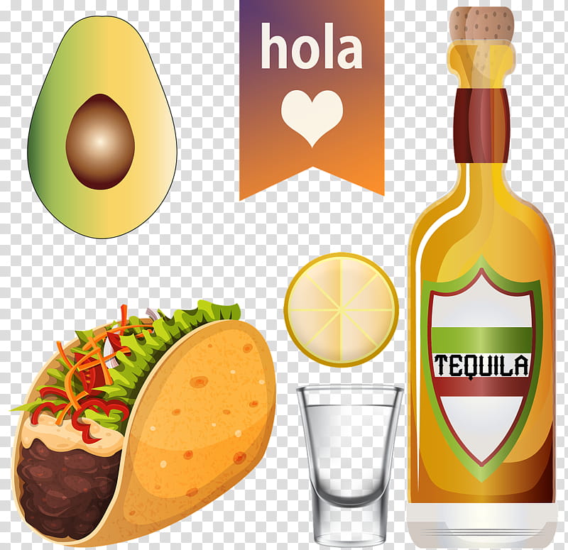 Taco, Mexican Cuisine, Liqueur, Tequila, Taco Tuesday, Food, Mexican Street Food, Beef transparent background PNG clipart