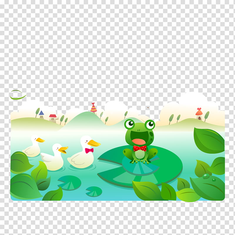 Green Grass, Pond, Cartoon, Duck Pond, Sacred Lotus, Animation, Comics, Model Sheet transparent background PNG clipart