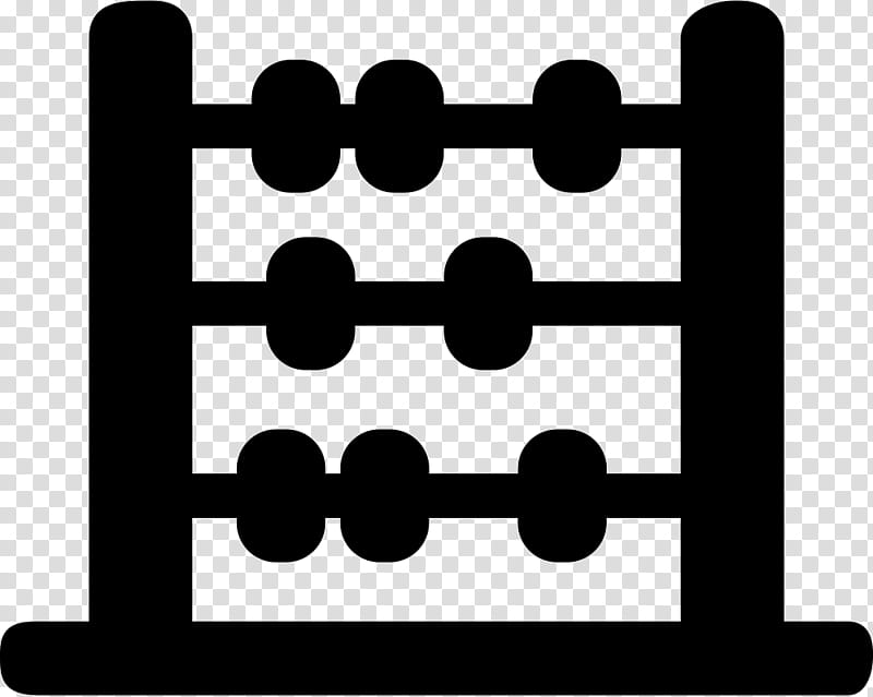 School Black And White, Abacus, Mathematics, Calculation, Icon Design, Abacus School, Number, Suanpan transparent background PNG clipart