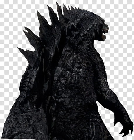 Godzilla  render transparent background PNG clipart