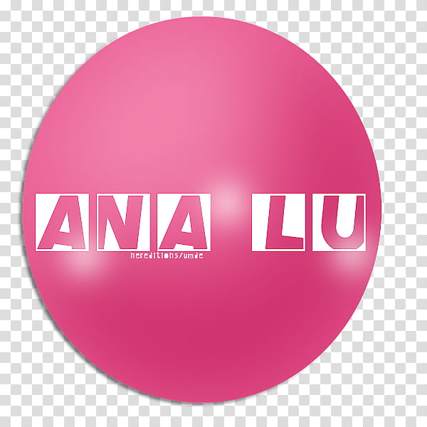 Esfera para Ana Lu transparent background PNG clipart